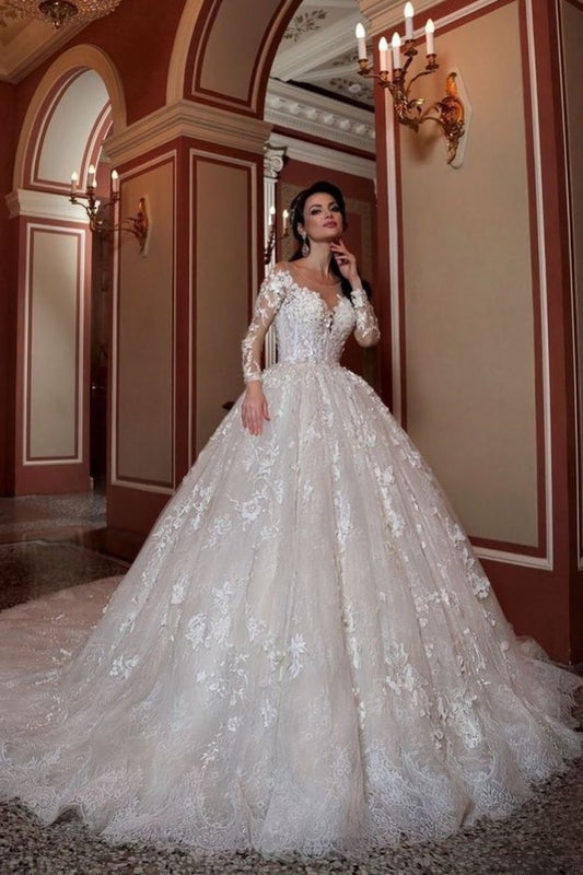 Extravagant wedding dresses with glitter wedding dress princess