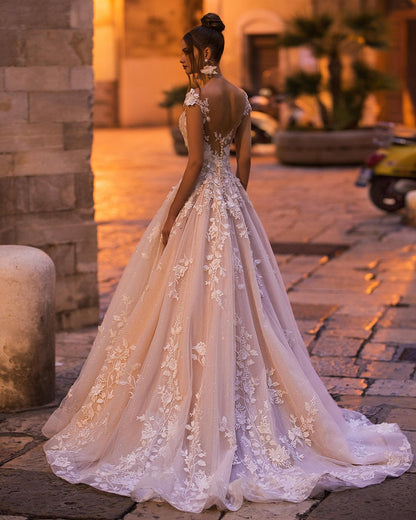 Beautiful Wedding Dresses with Lace Wedding Dress A-Line